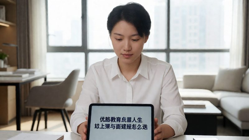 优路教育点亮人生 线上课与面授课怎么选:四种场景下的取舍